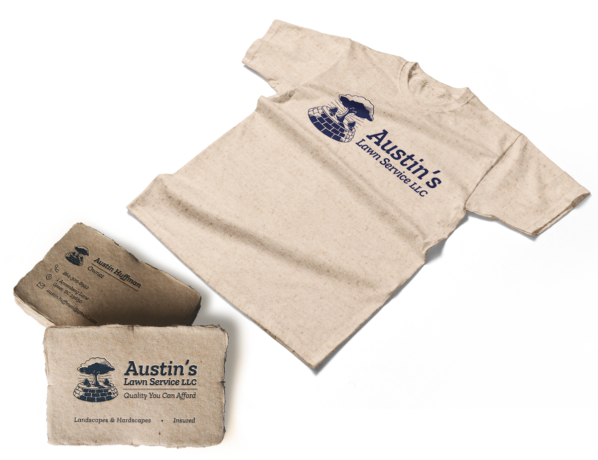 Austin’s Lawn Service Brand Mockup